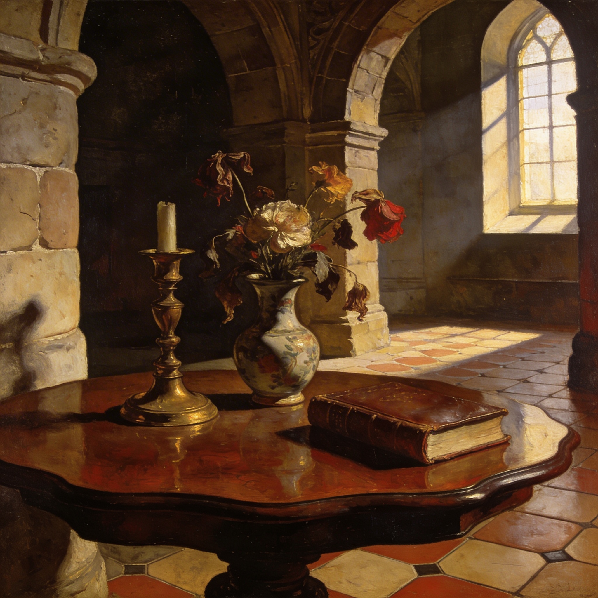 warm still-life oil painting recommendation