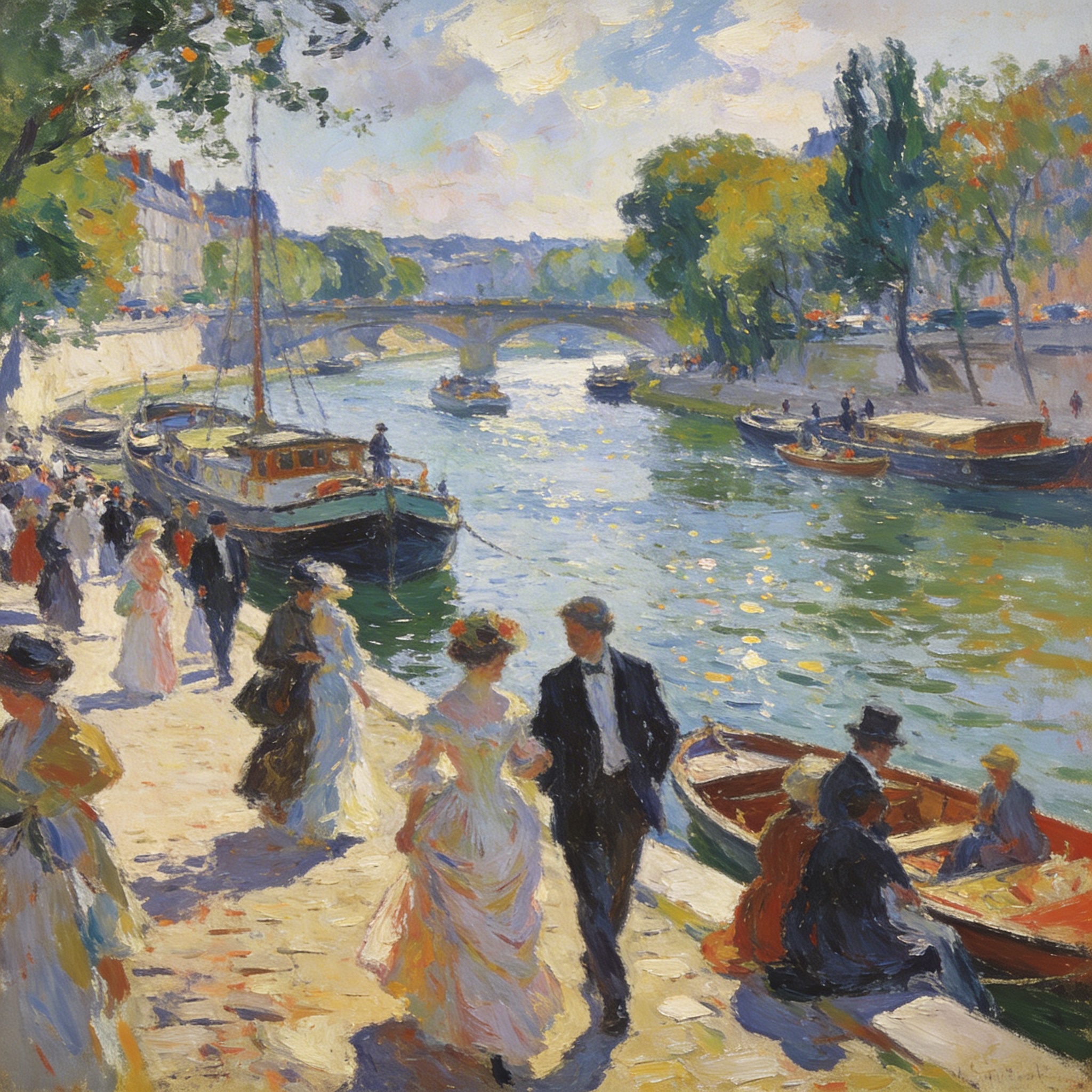alternative — bright impressionist landscape